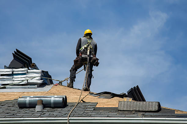 Professional Metal Roofing technician working in Gorham, NH